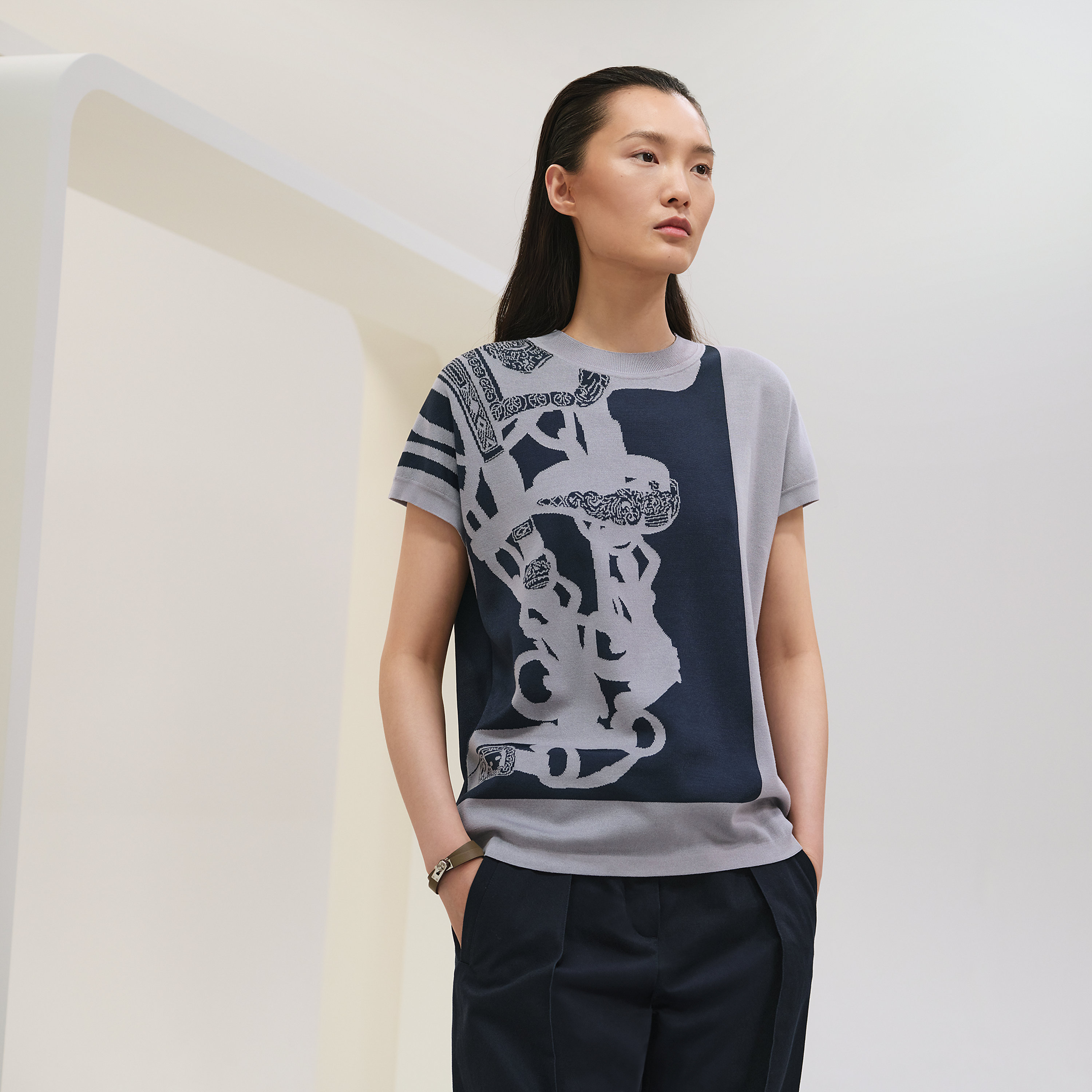 "Brides de gala" short-sleeve sweater