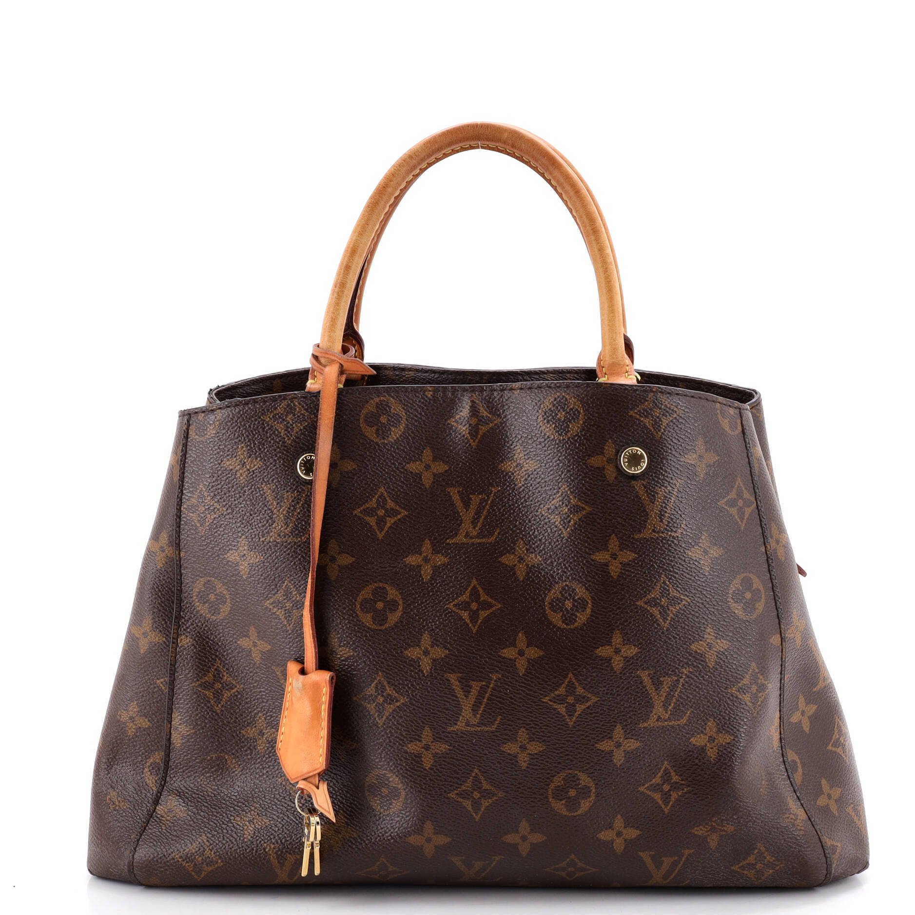 Montaigne Handbag Monogram Canvas MM