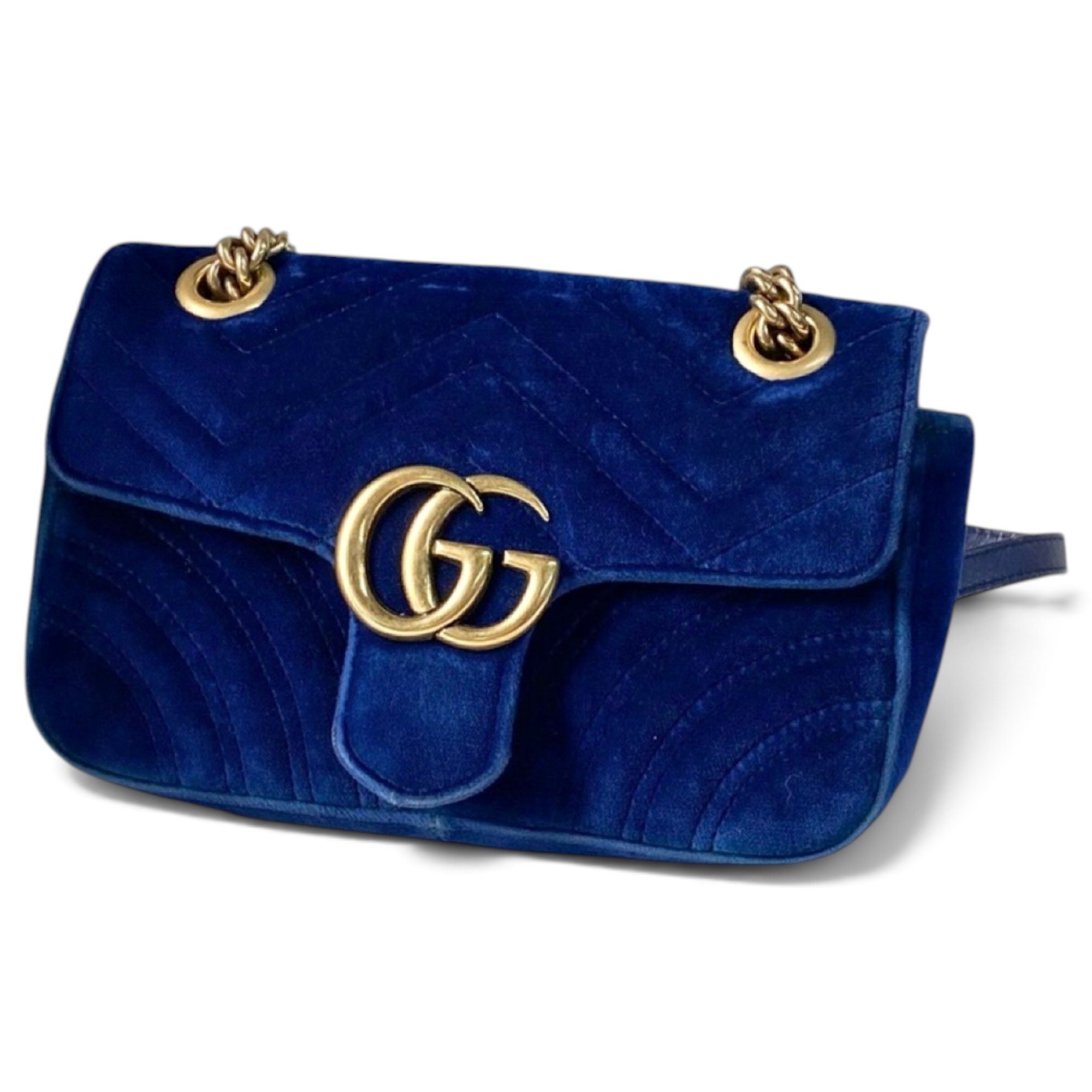 GG Marmont velvet handbag