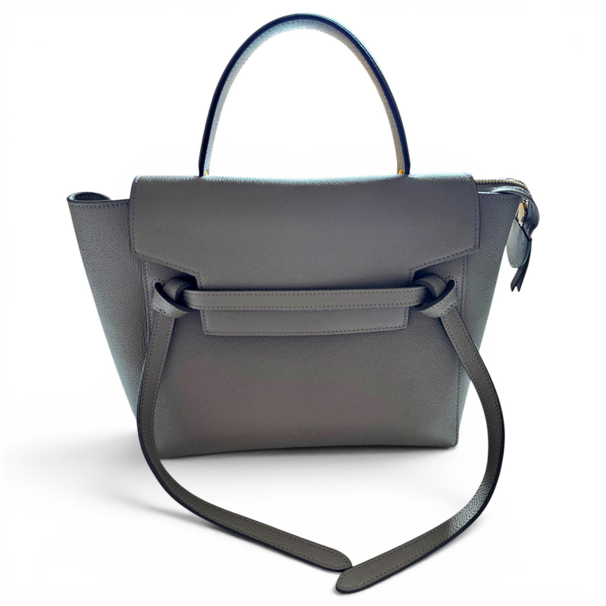 Belt leather handbag