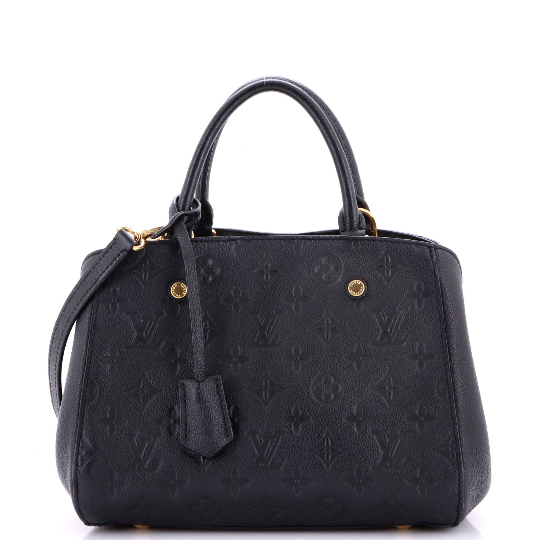 Louis Vuitton Montaigne Handbag Monogram Empreinte Leather BB