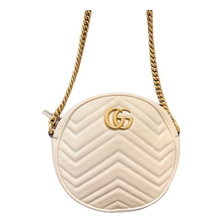 GG Marmont Round leather crossbody bag
