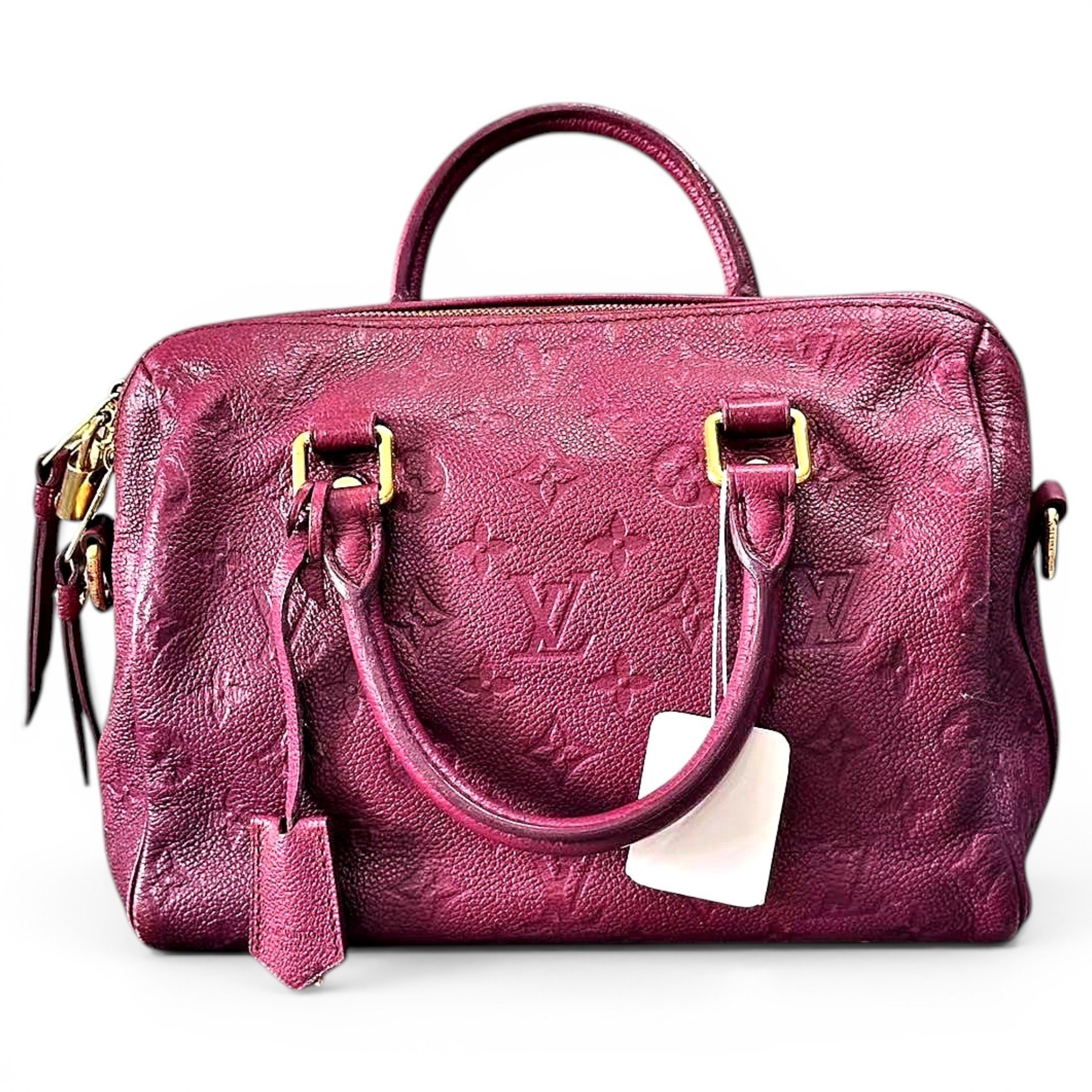 Speedy leather handbag