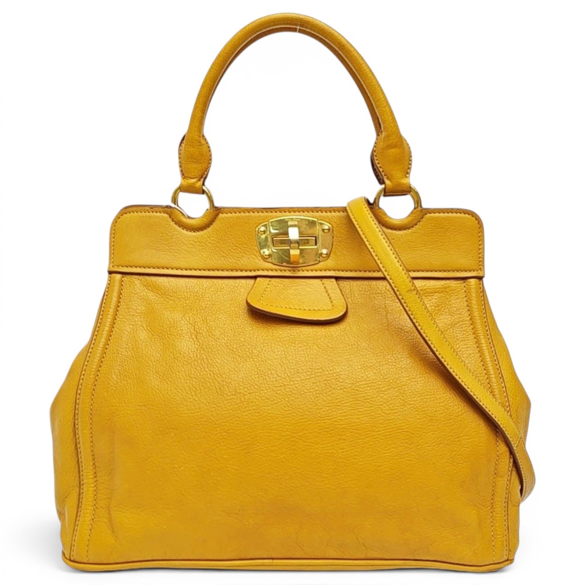Leather handbag