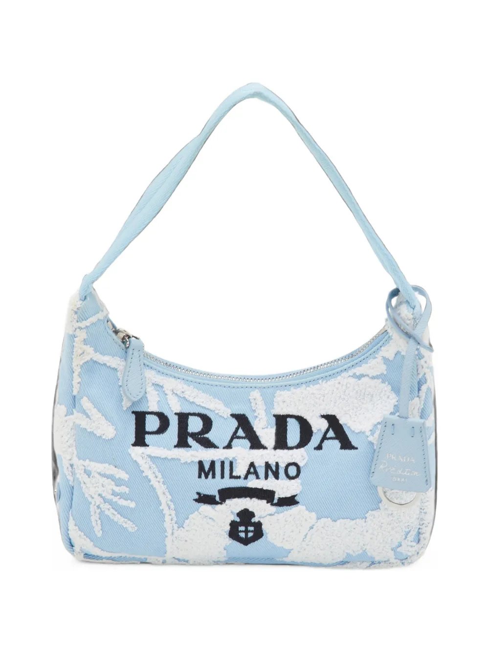 Re-Edition 2005 embroidered-logo shoulder bag