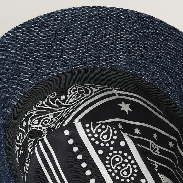 Indigo Helen Silky Bucket Hat