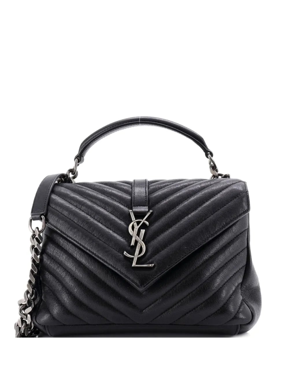 Classic Monogram College Bag Matelasse Chevron Leather Medium crossbody bag