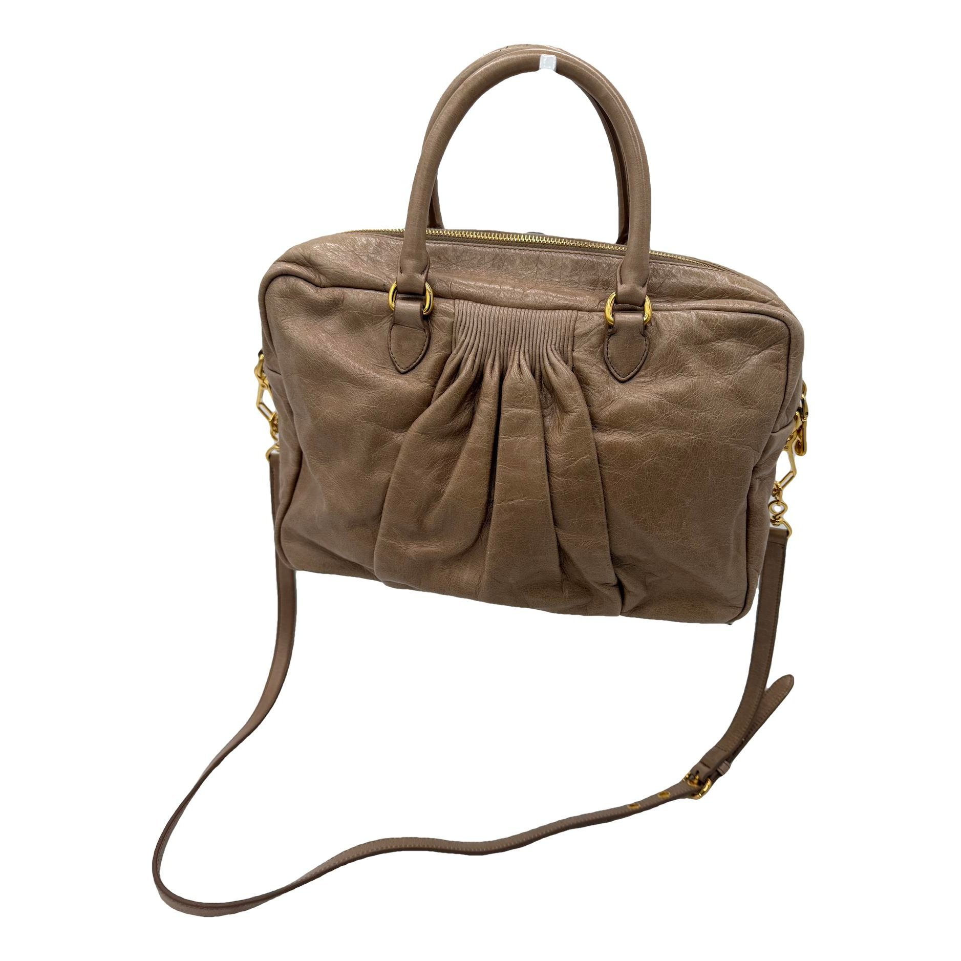 Vitello patent leather bag