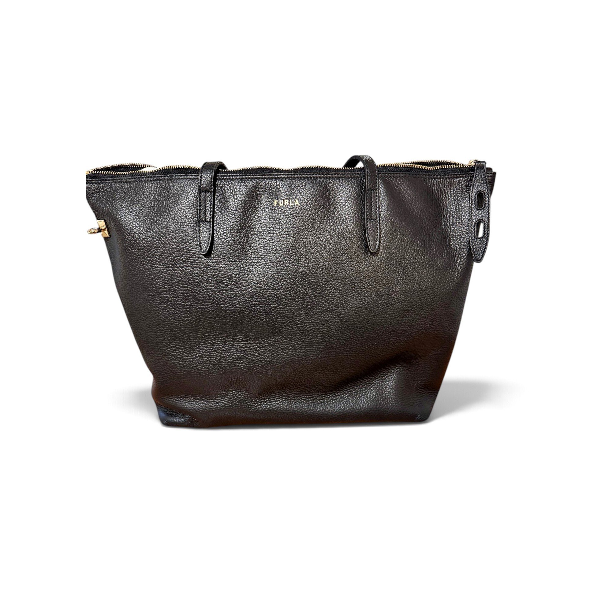 Leather tote