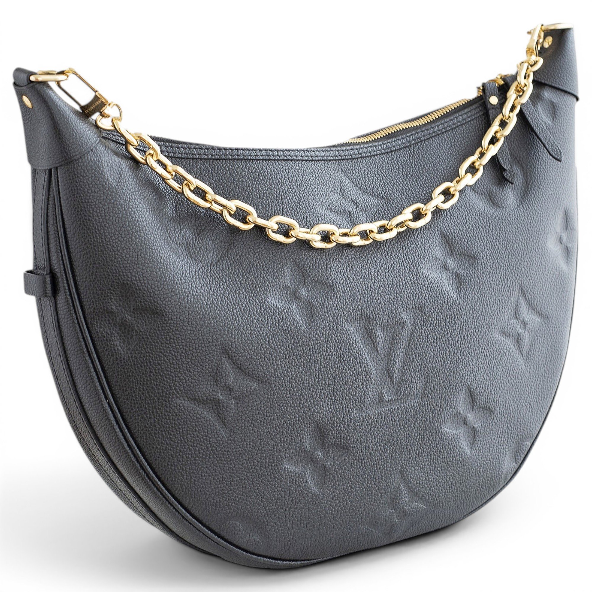 Loop leather crossbody bag
