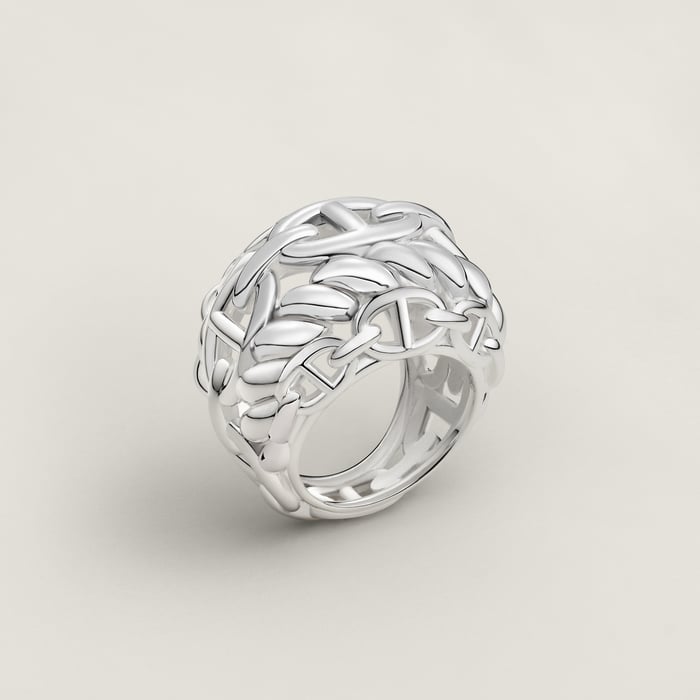 Sans Coloris Chaine d'Ancre Multichaines Ring, Very Large Model