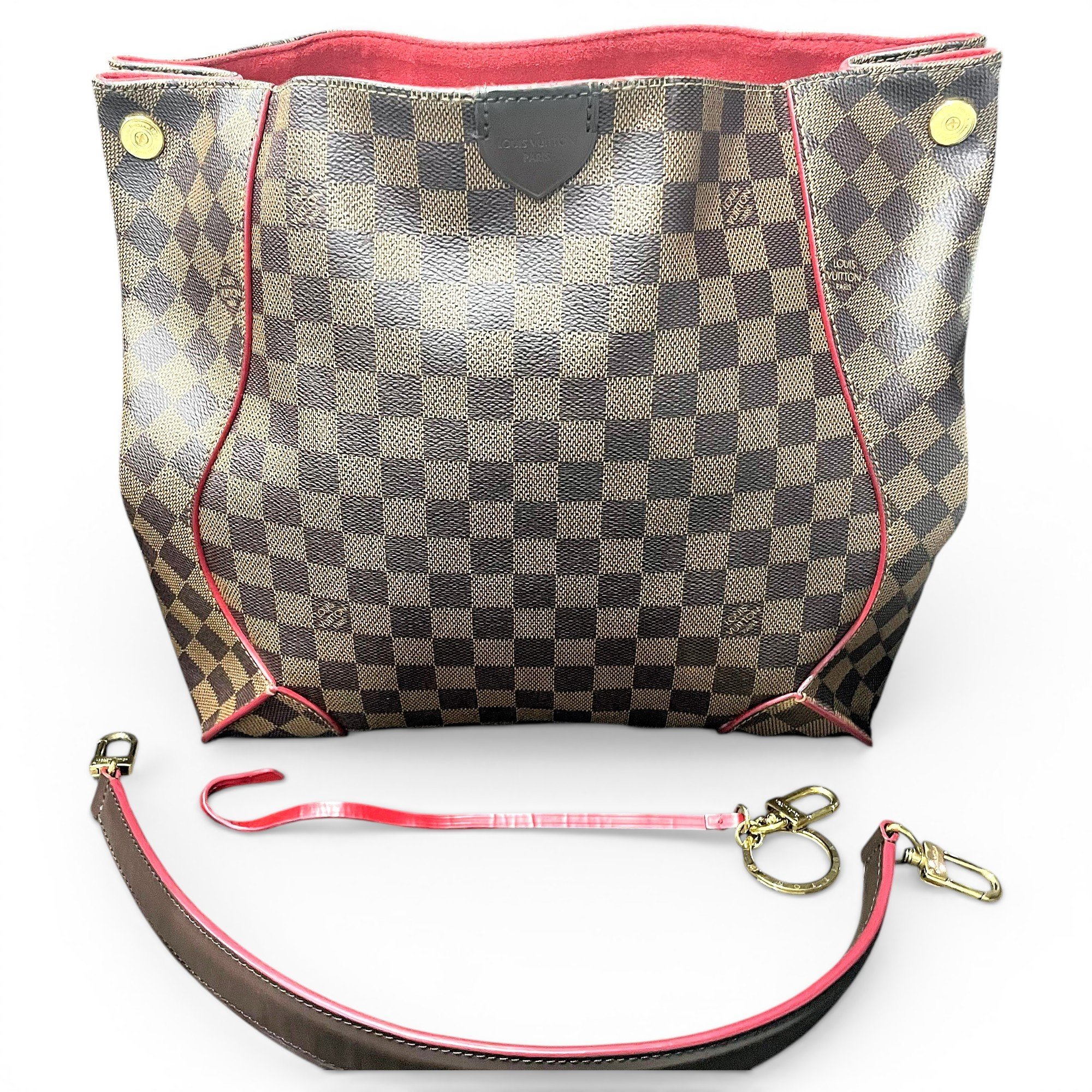 Artsy leather handbag