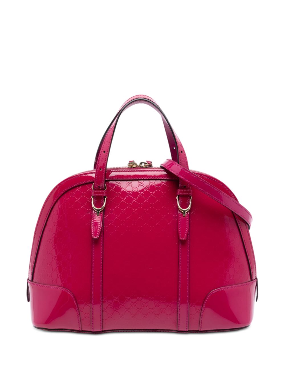 2016-2025 Small Microguccissima Patent Nice Dome satchel