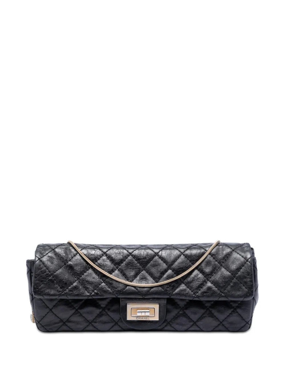2008-2009 Quilted Glazed Calfskin Reissue 2.55 East West Flap shoulder bag