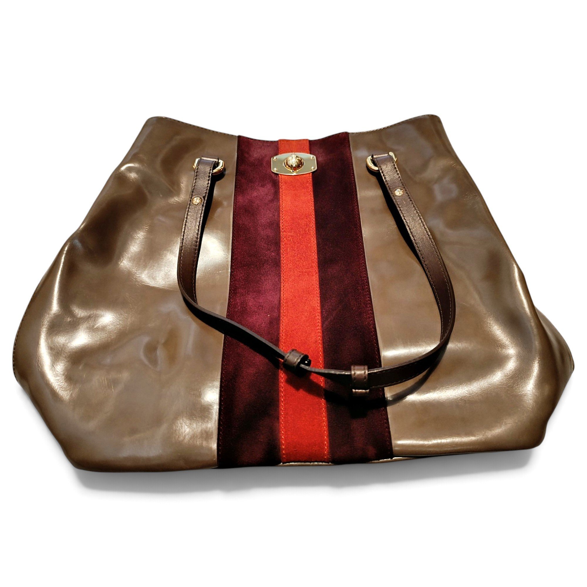 Leather tote