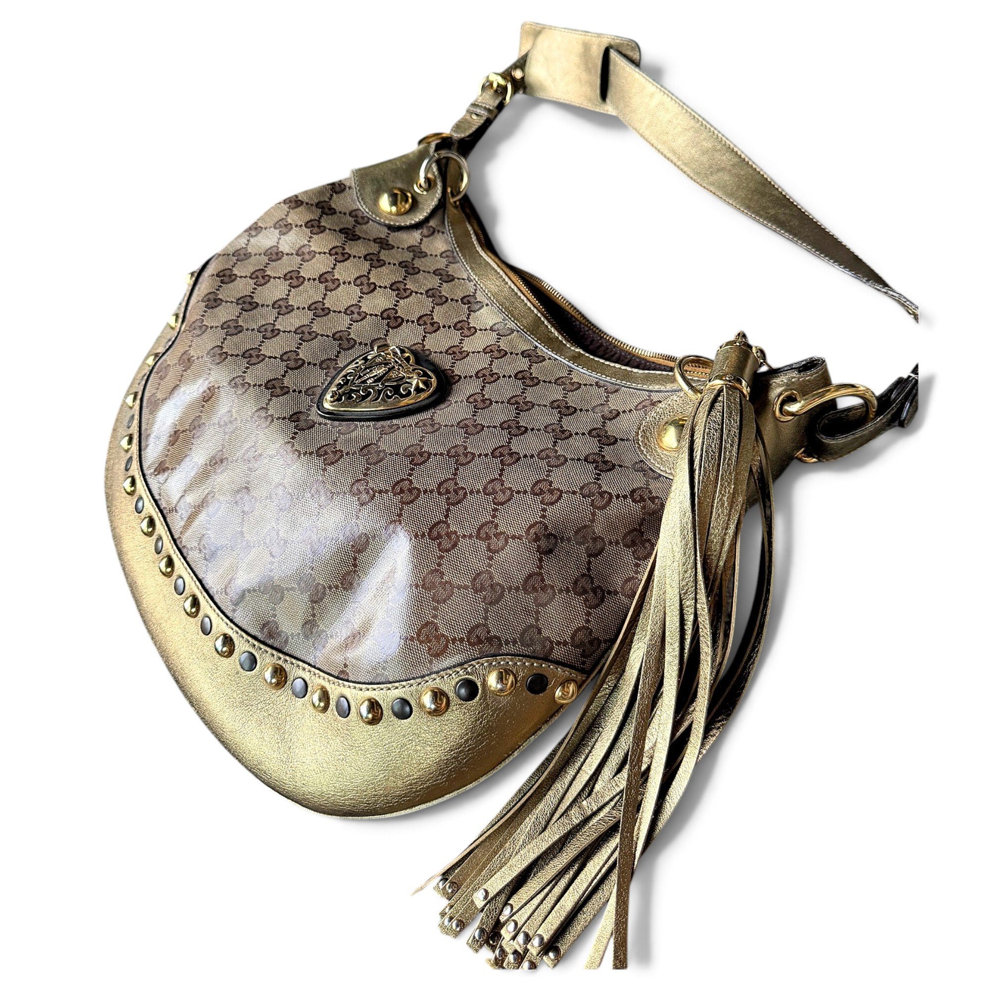 Babouska Hysteria patent leather handbag