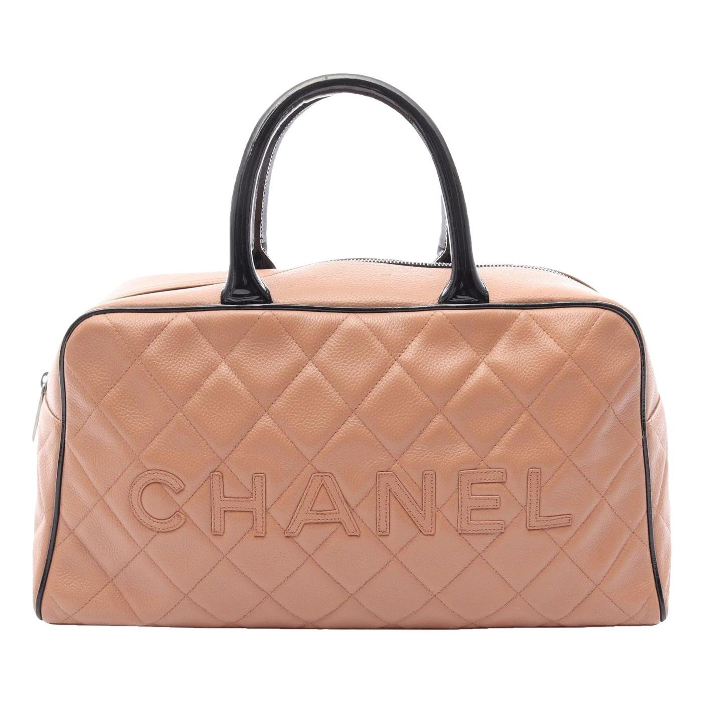 Bowling Bag patent leather tote
