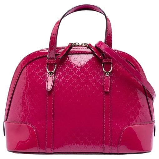 Dôme leather satchel
