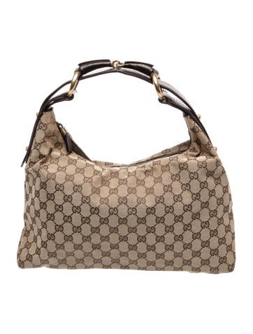 GG Canvas Horsebit Chain