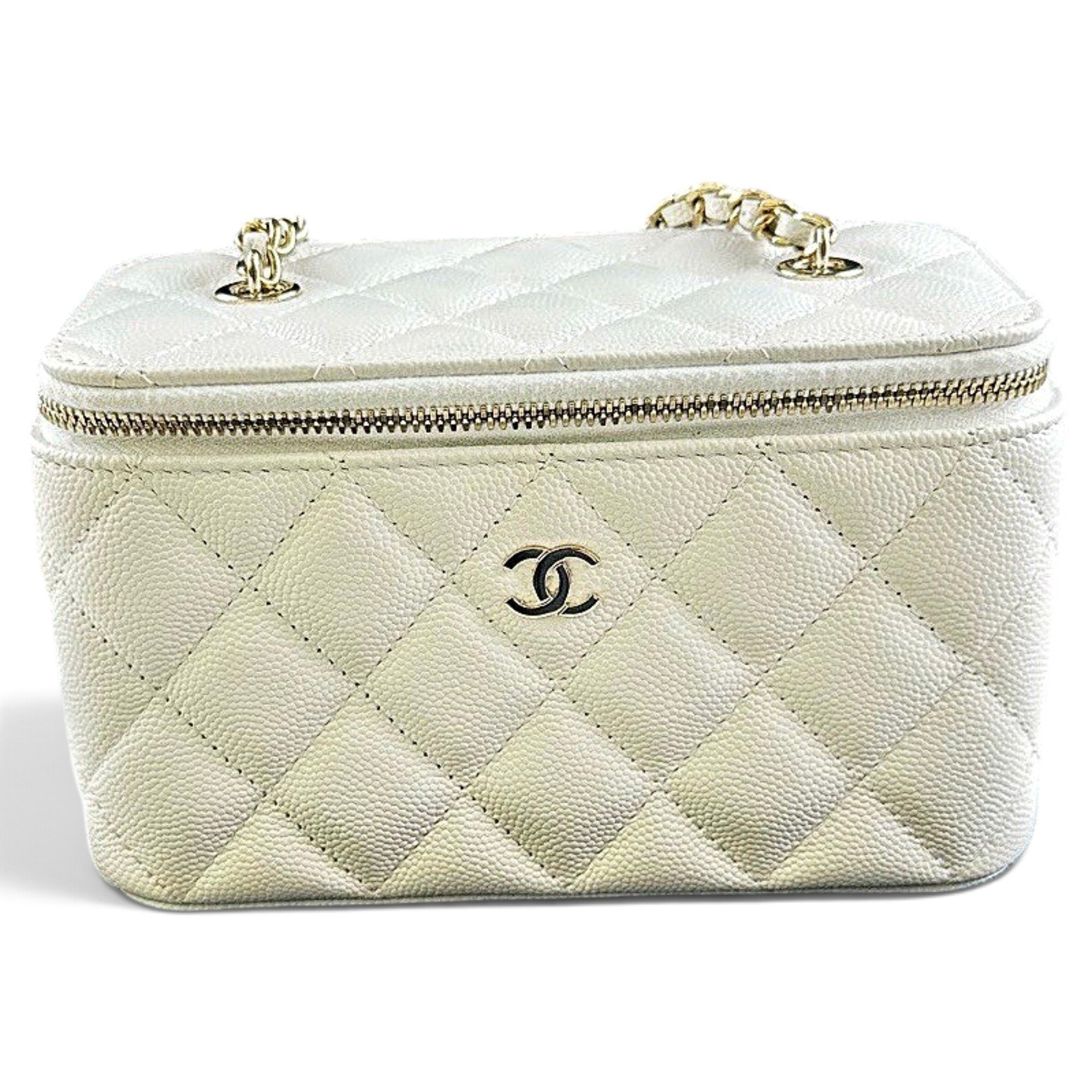 Trendy CC Vanity leather handbag