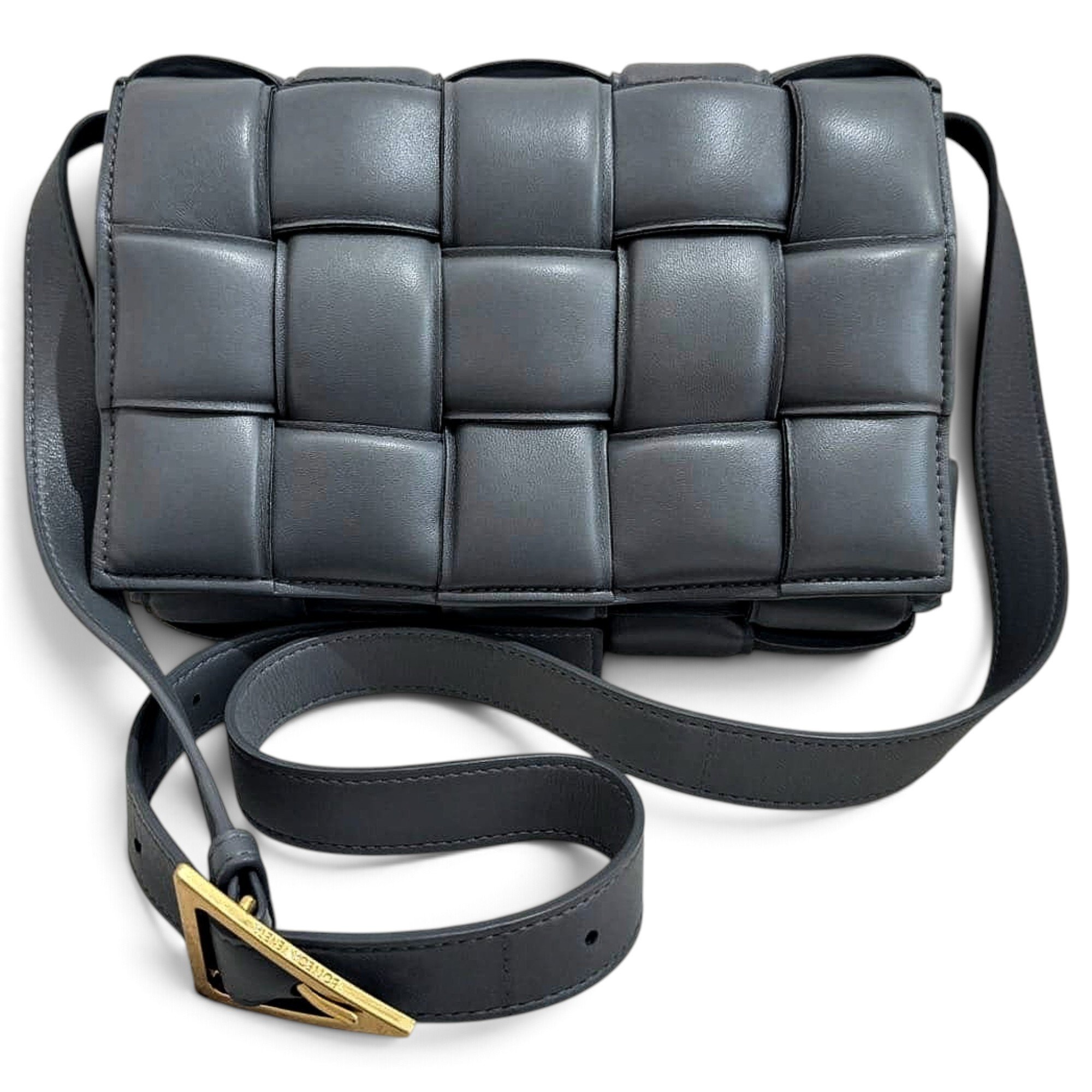 Cassette leather crossbody bag