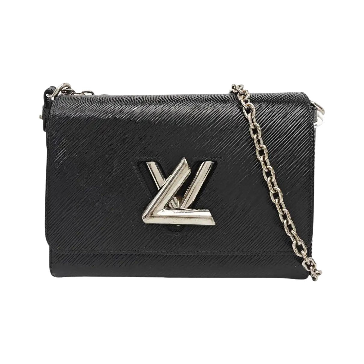 Twist leather handbag