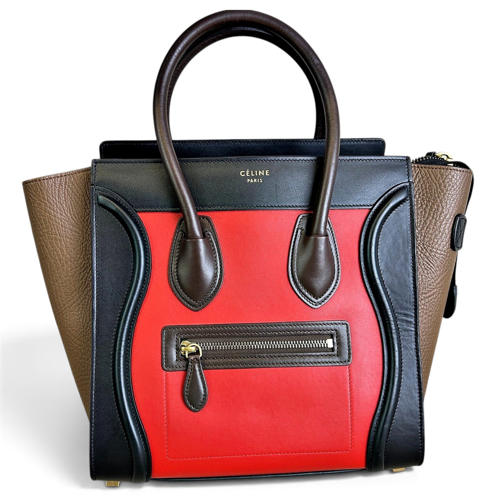 Leather handbag
