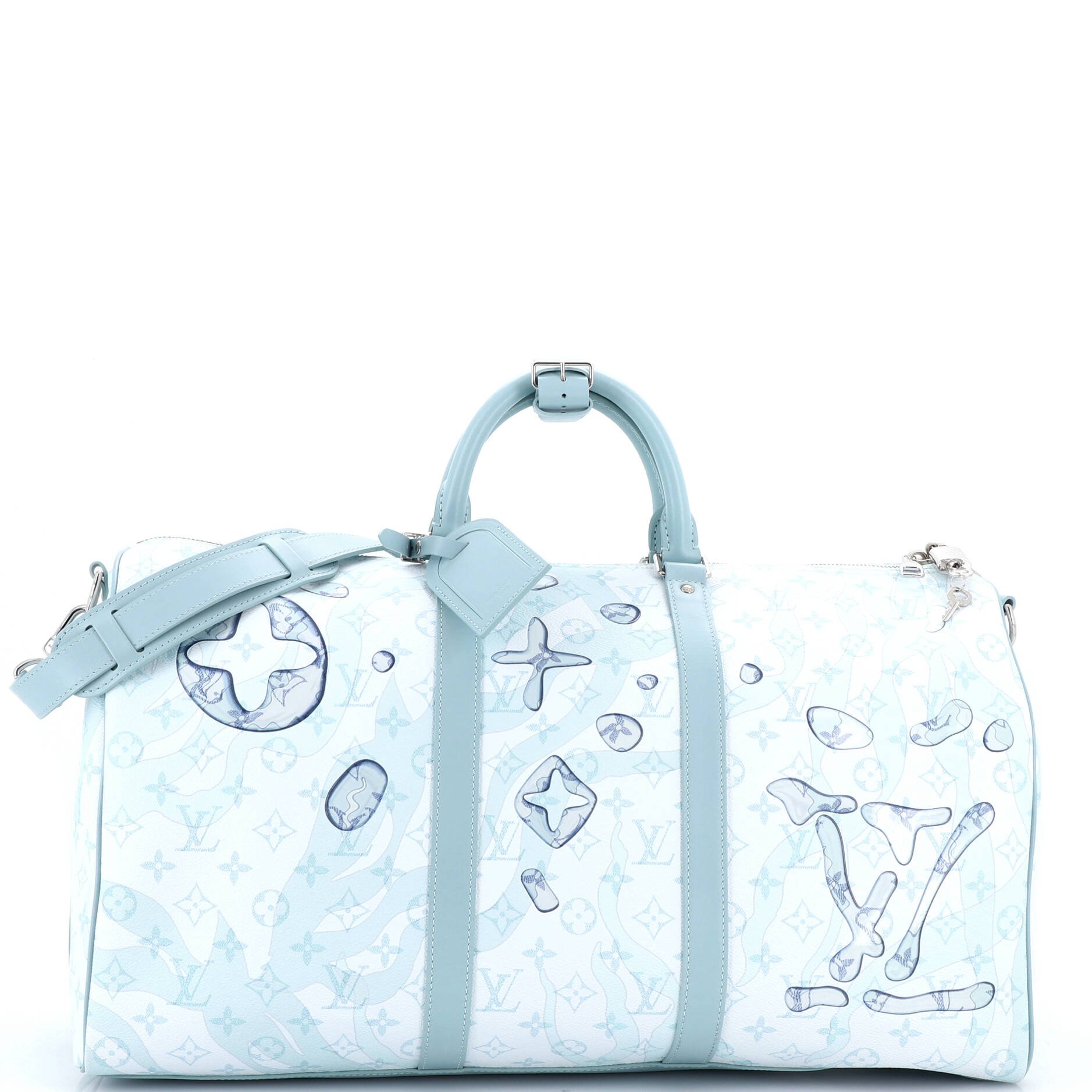 Keepall Bandouliere Bag Limited Edition Aquagarden Monogram Canvas 50