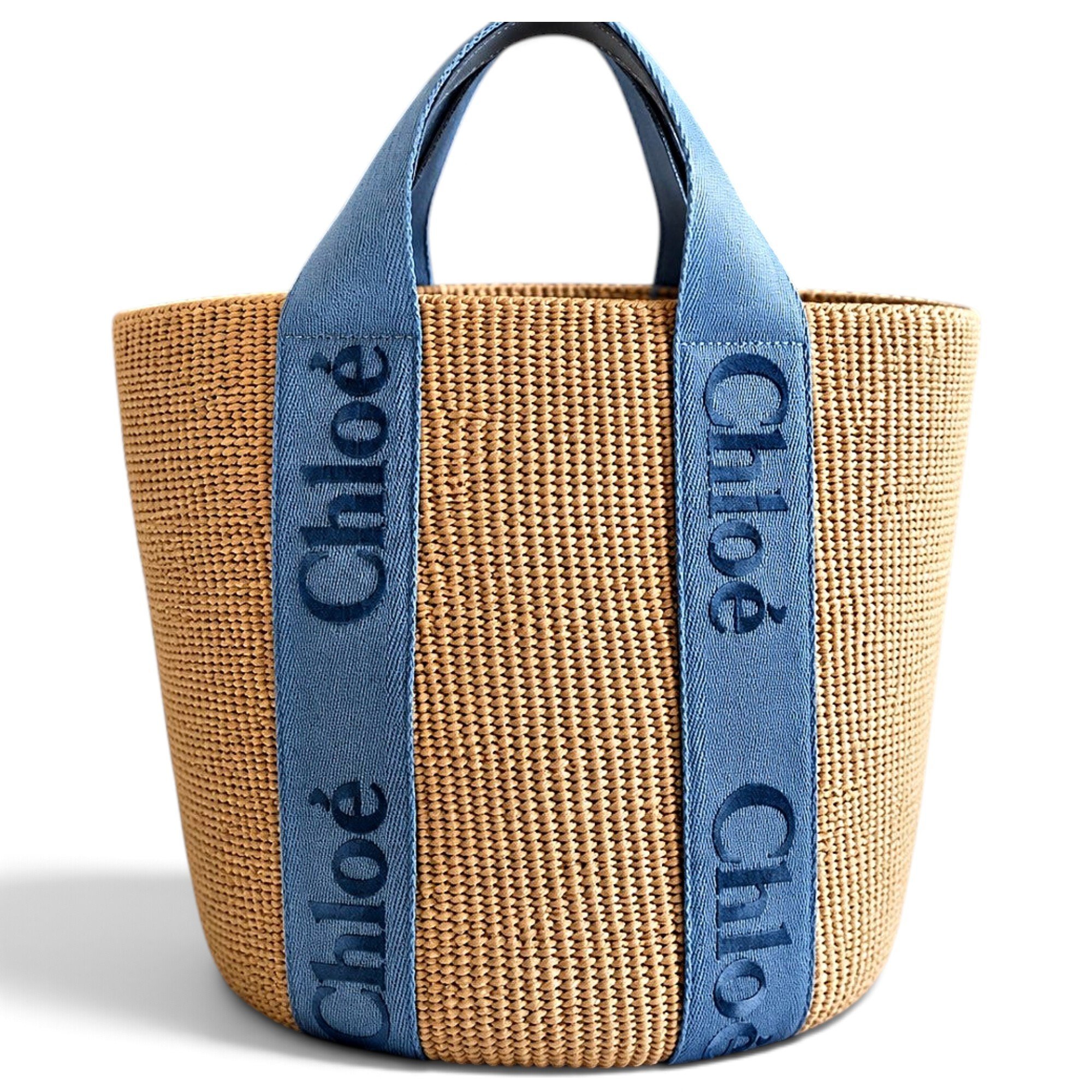 Woody Basket cloth handbag