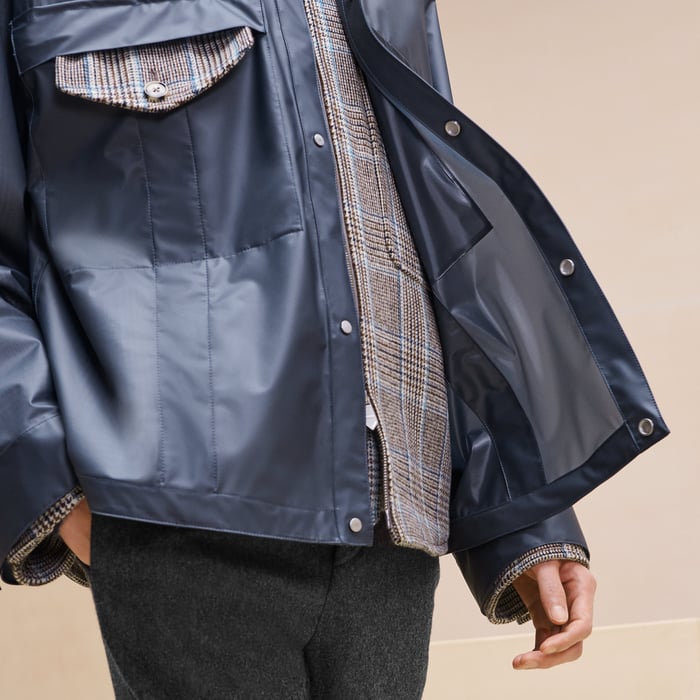 Pétrole "Prince De Gomme" Double Overshirt