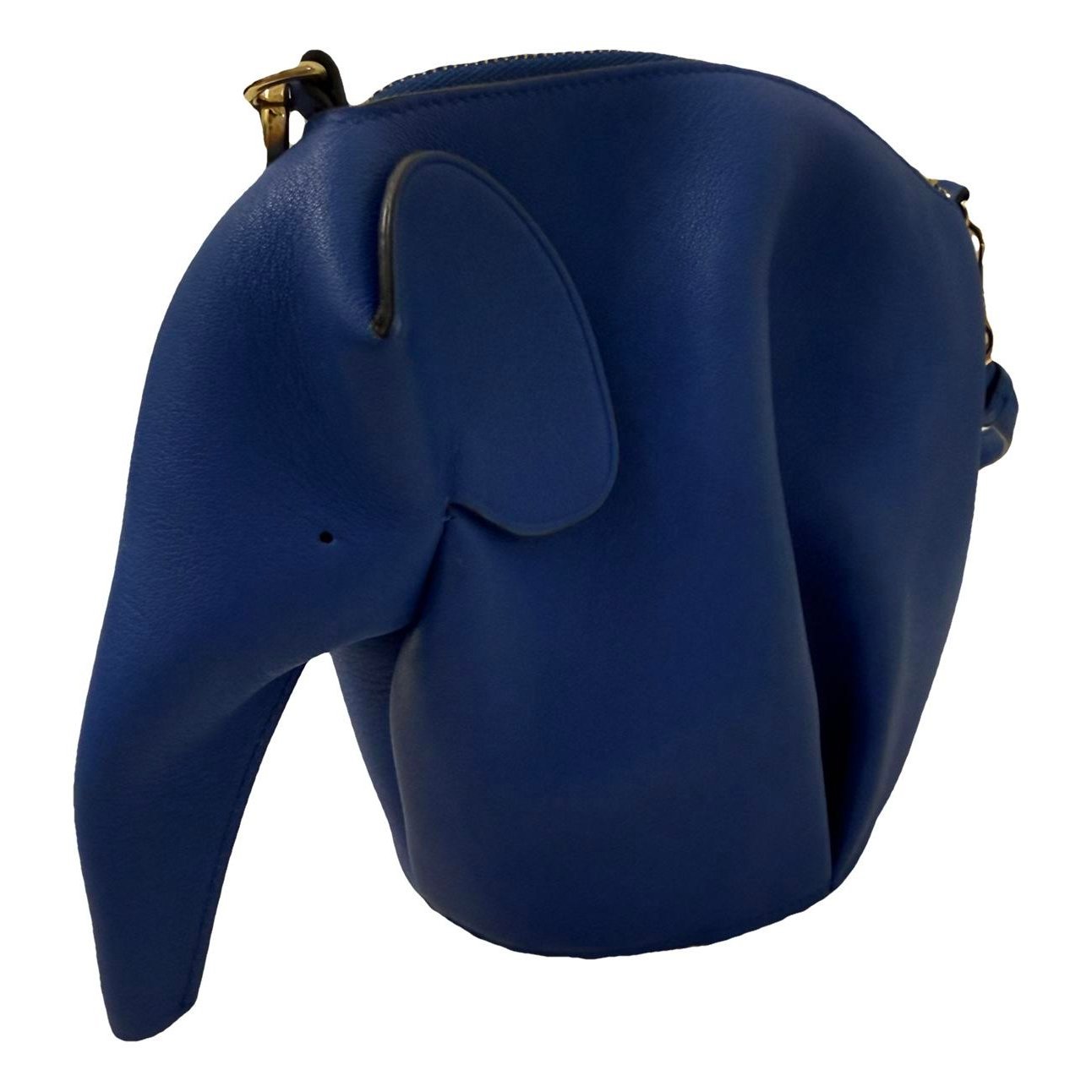 Animals leather clutch bag