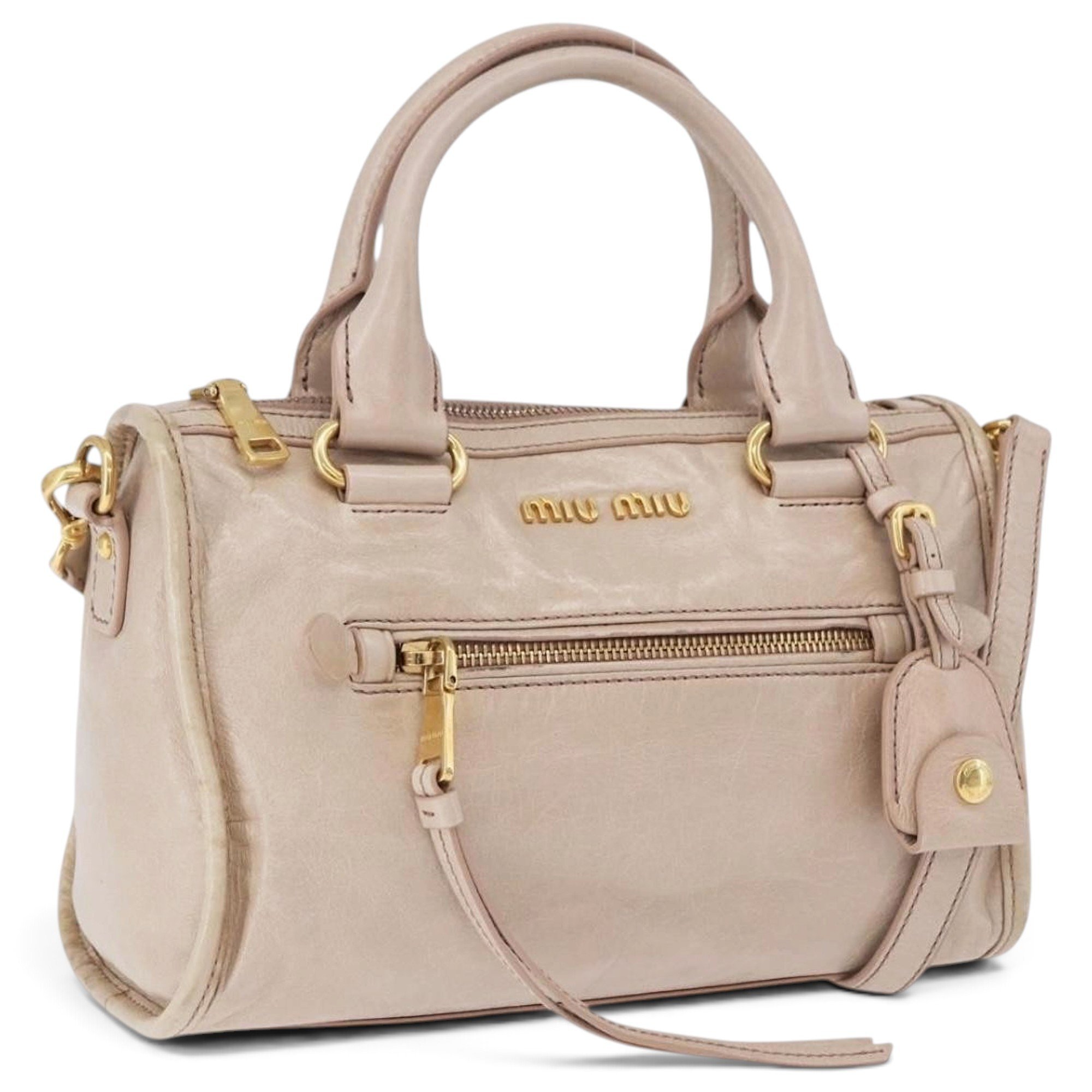 Leather handbag
