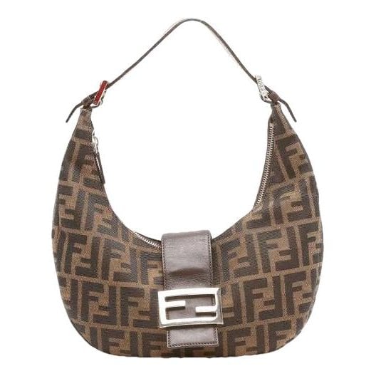 Croissant leather handbag