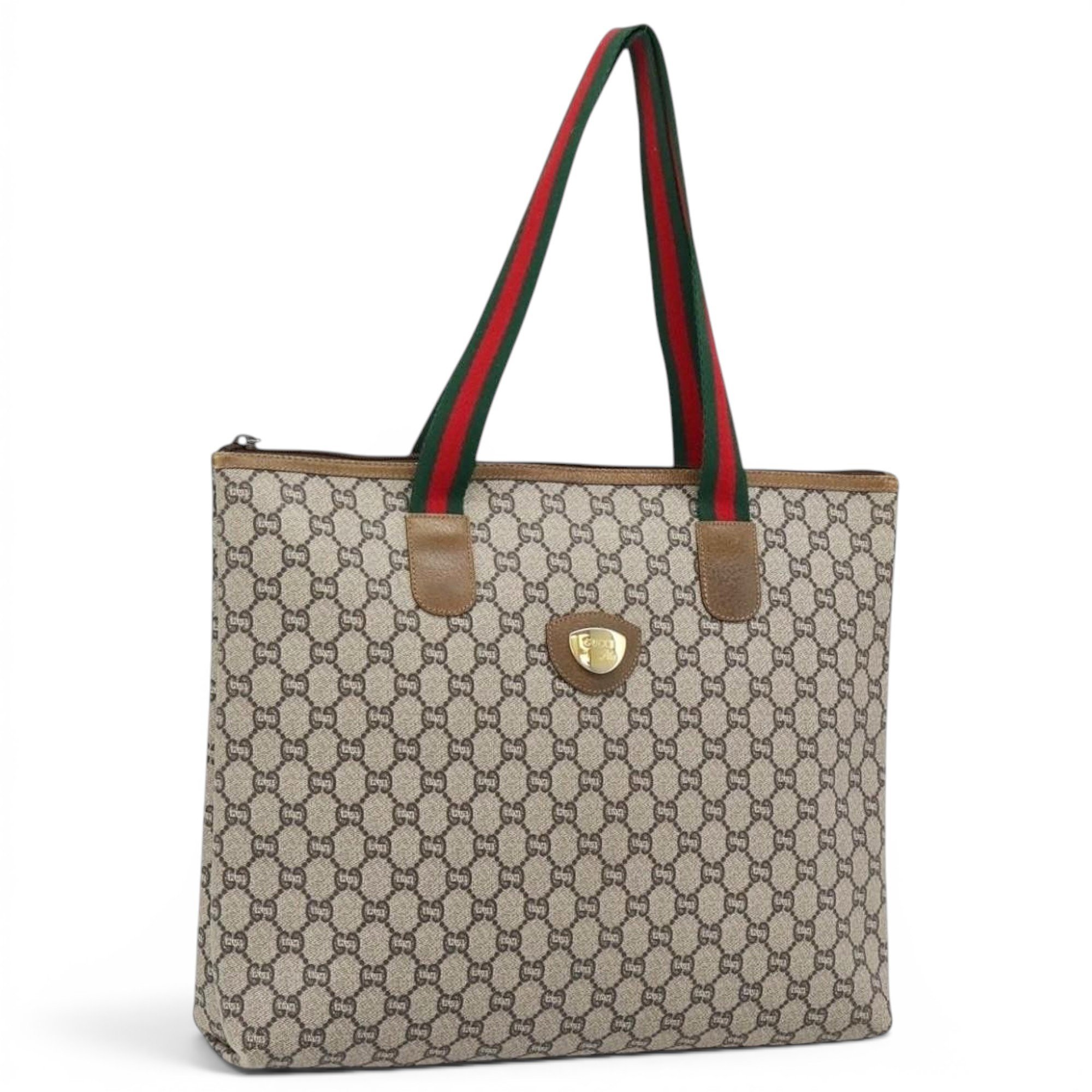 Leather tote