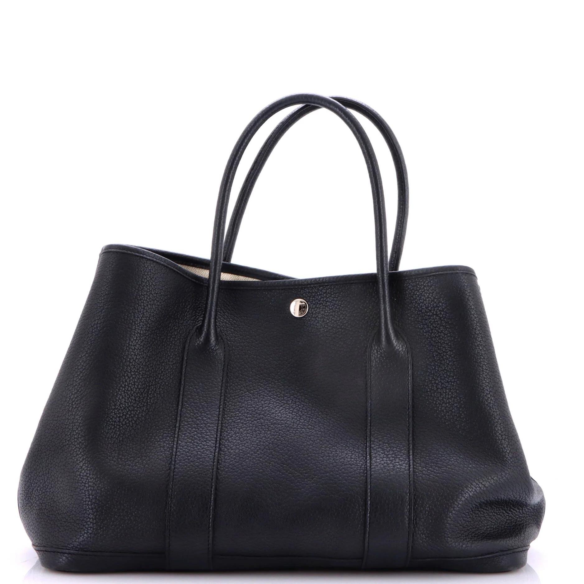 Leather tote