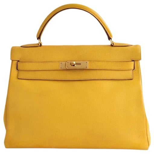 Kelly 32 leather handbag