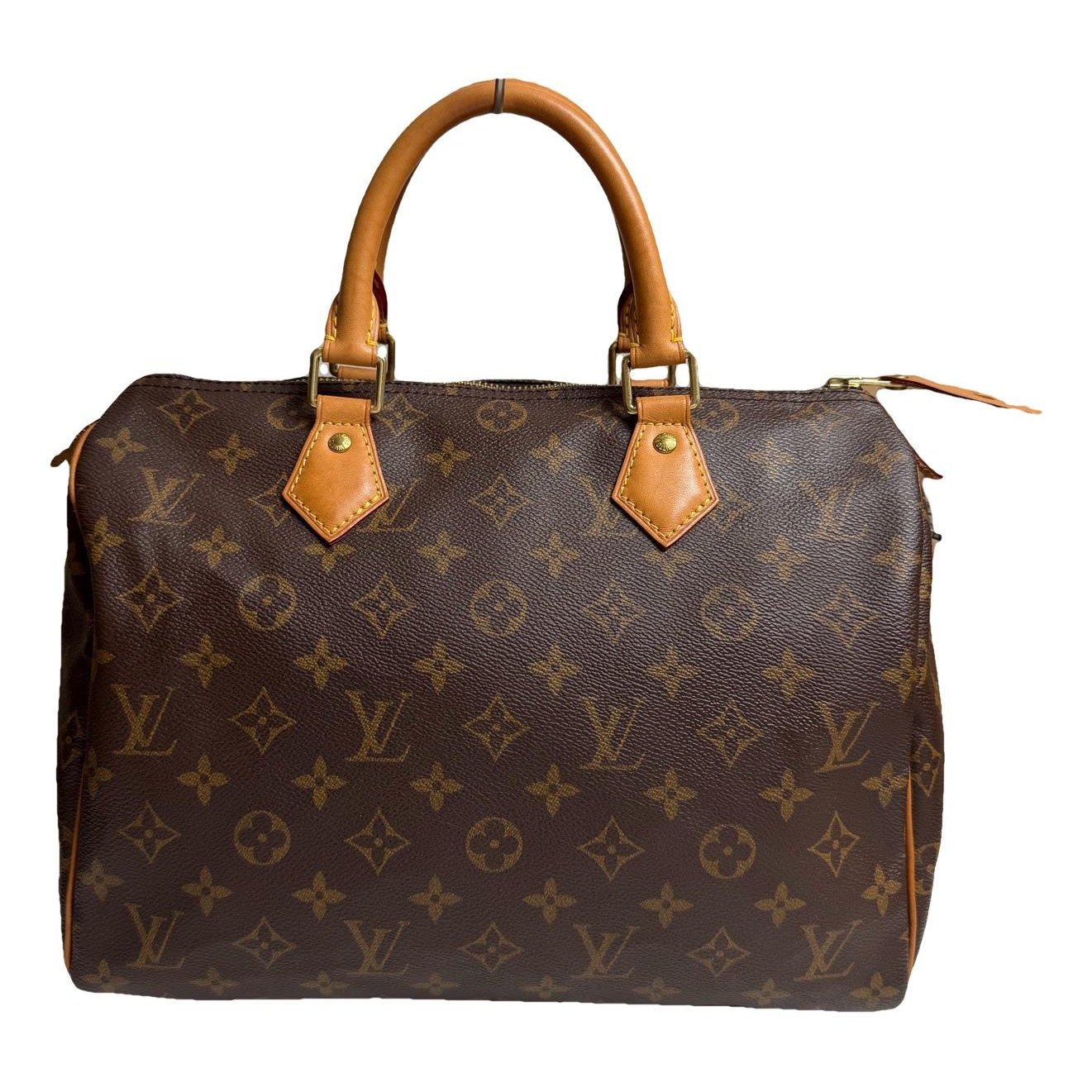 Speedy leather handbag