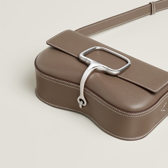 Étoupe Hermès Della Cavalleria Elan Bag