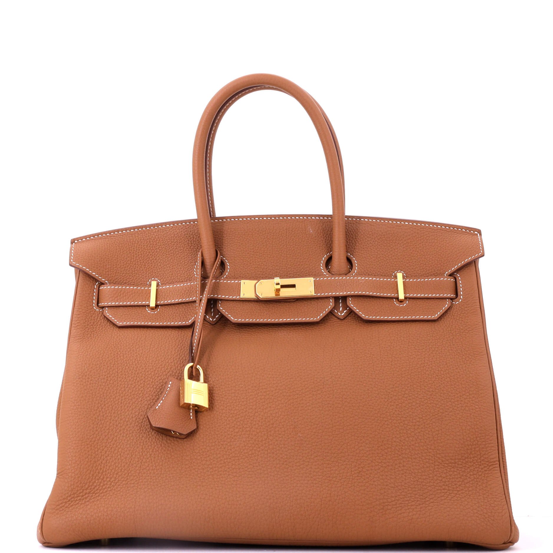Birkin Handbag Gold Togo with Gold Hardware 35