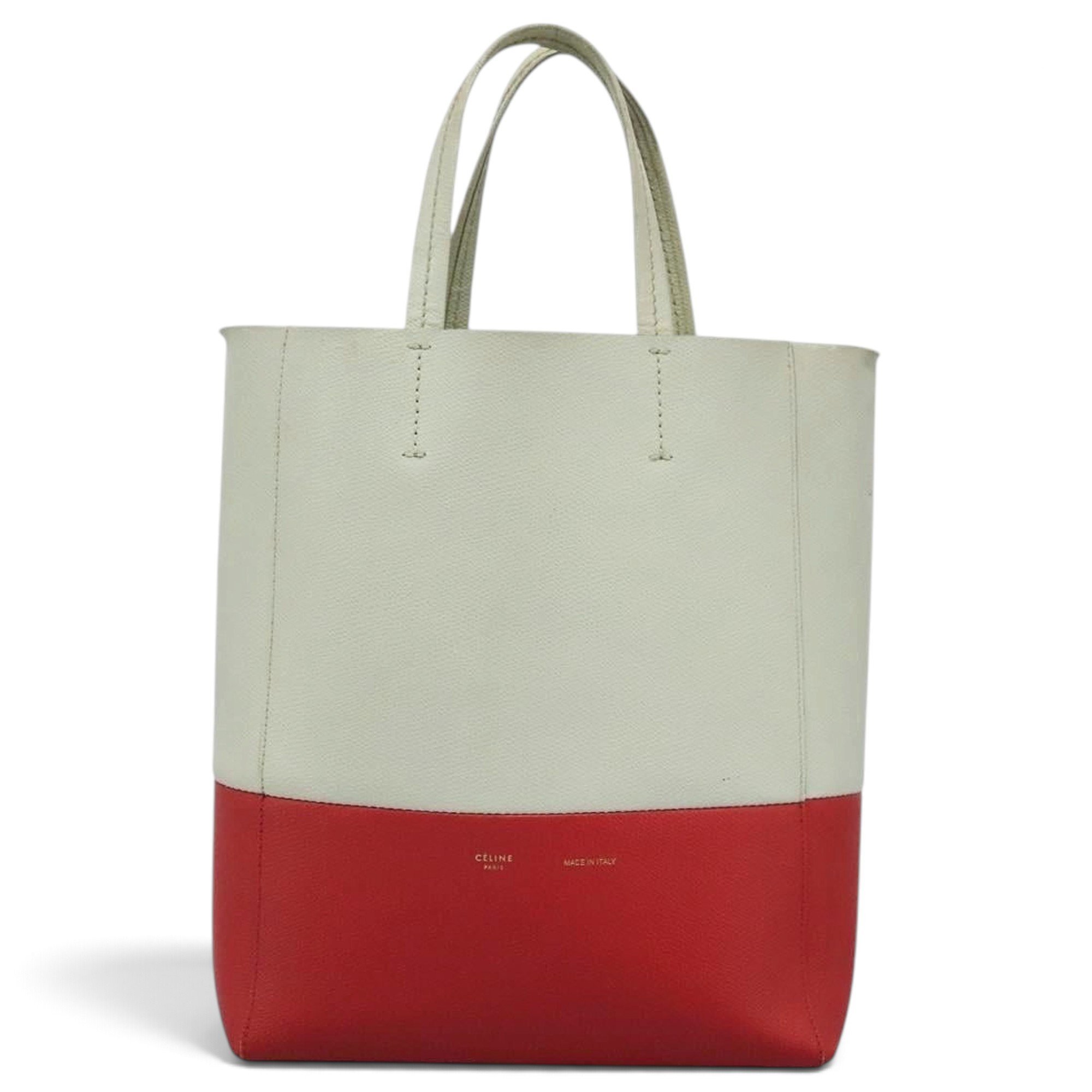 Cabas leather tote