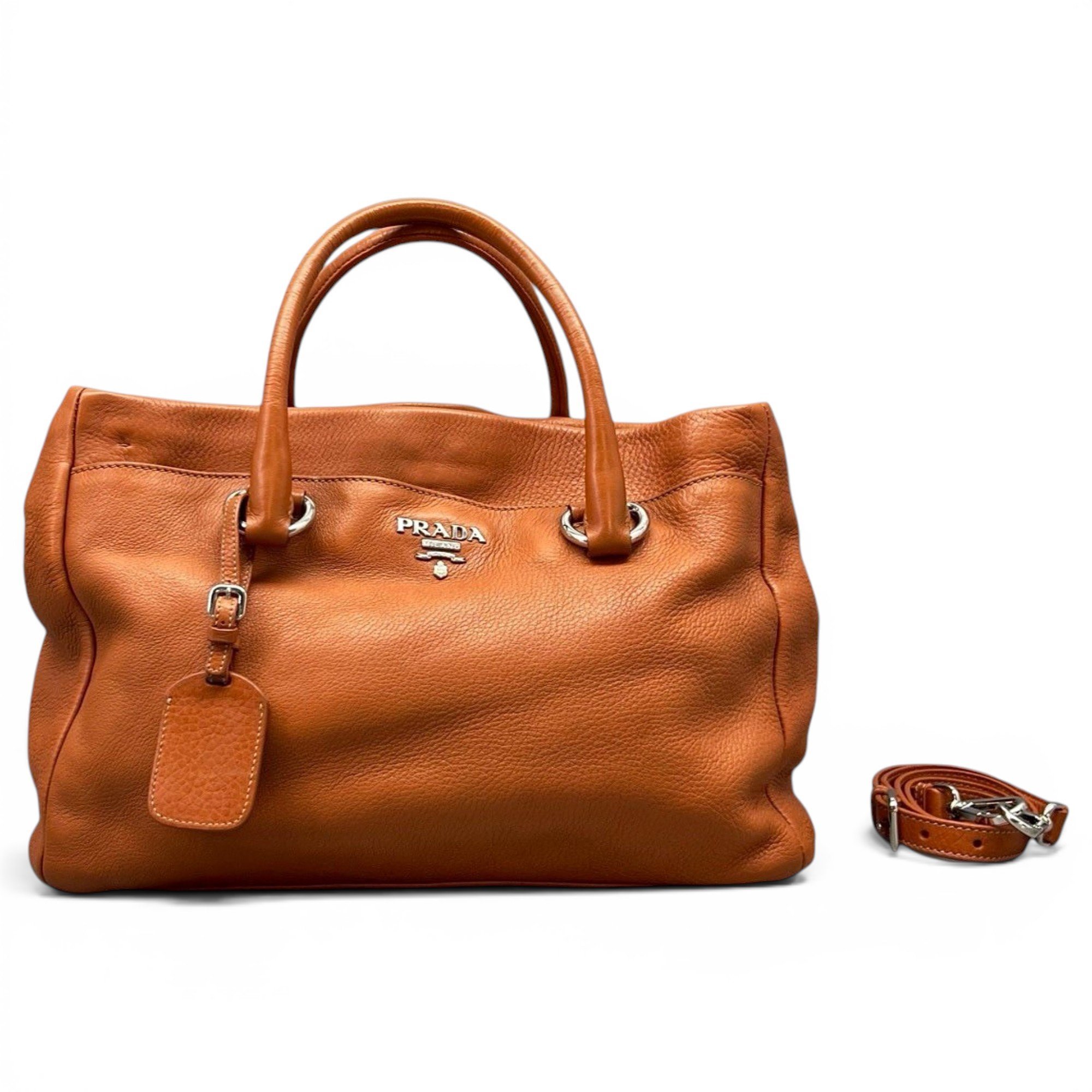 Leather tote