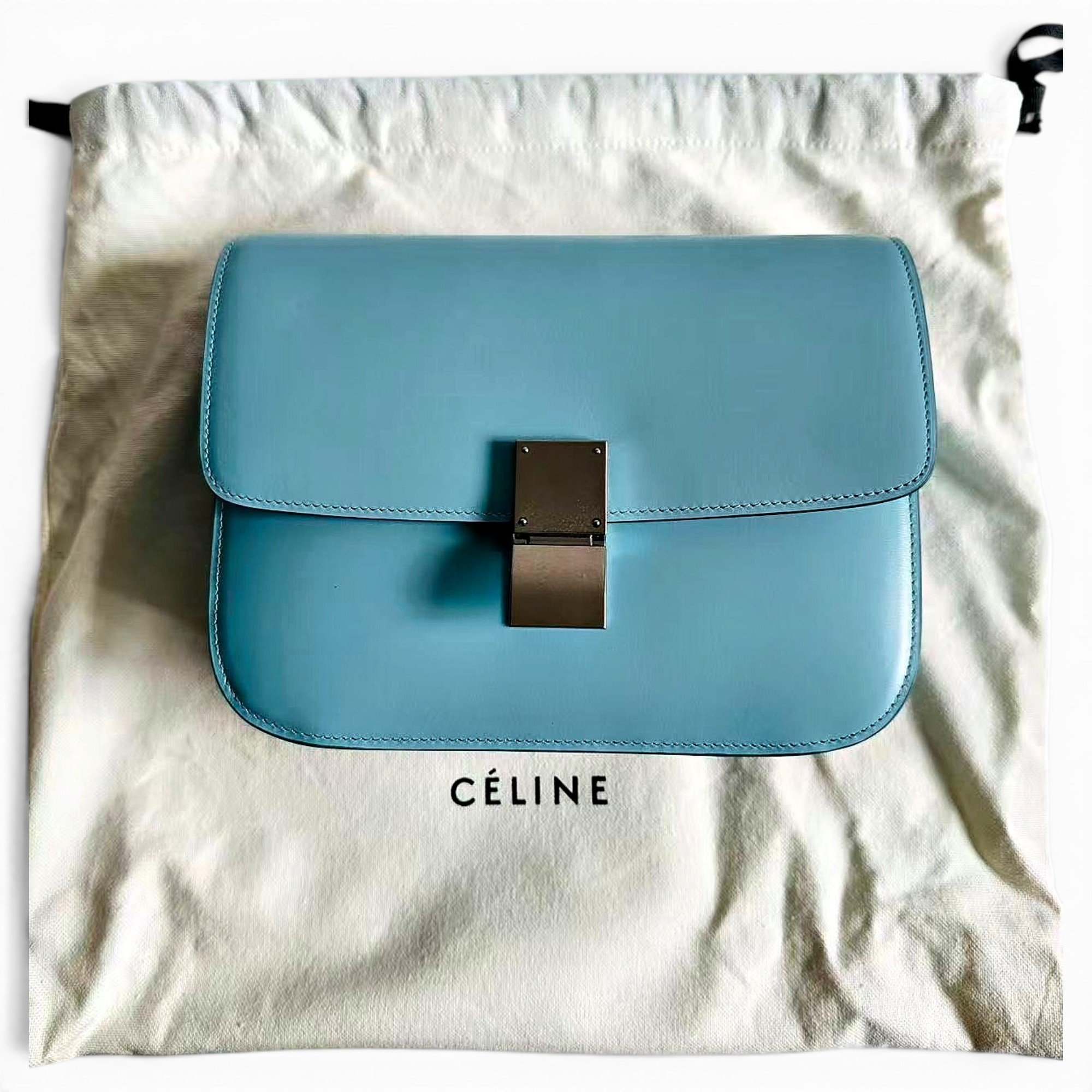 Classic leather crossbody bag
