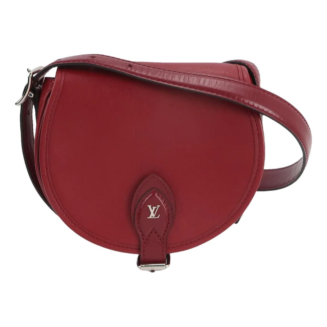 Tambourin leather crossbody bag
