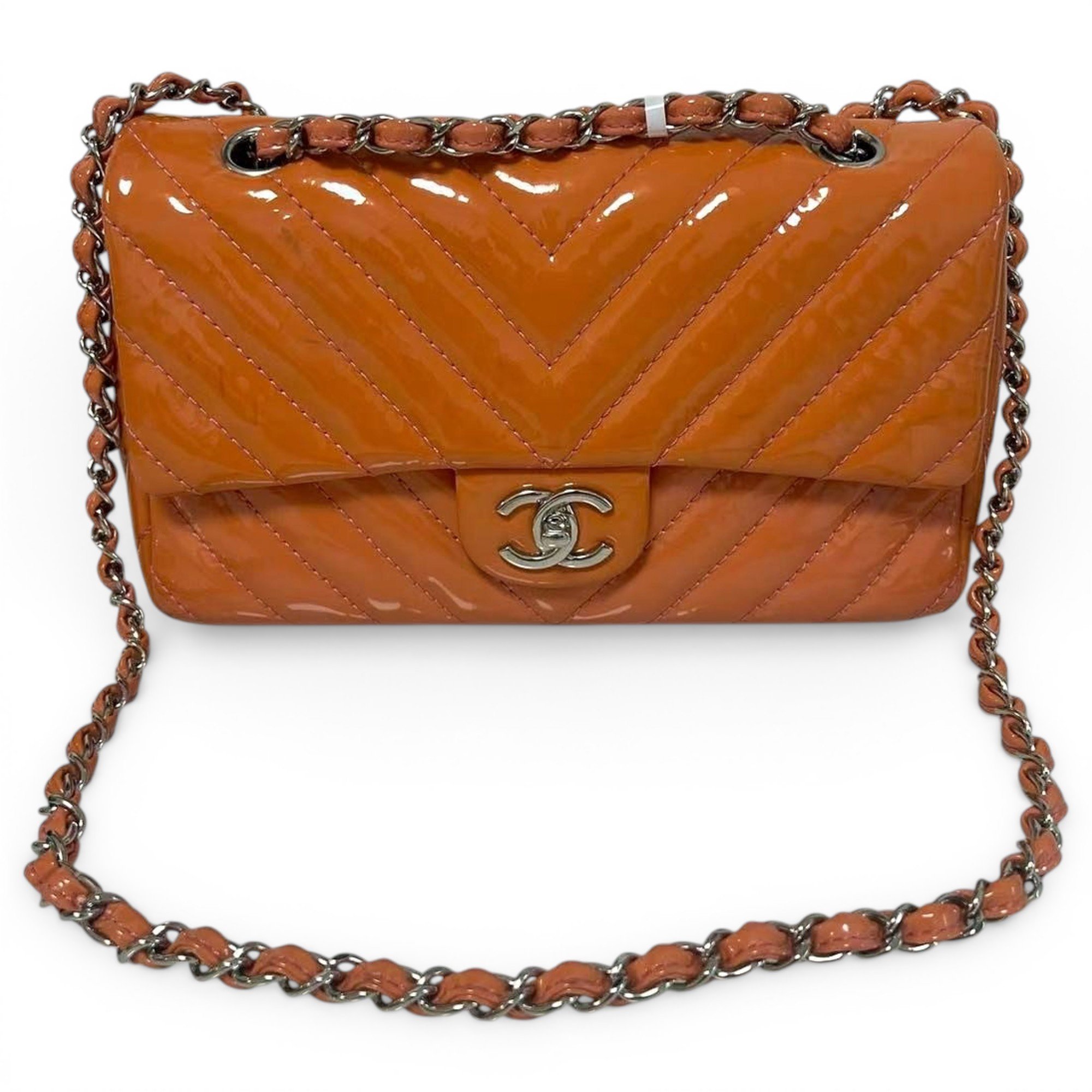 Timeless/Classique patent leather handbag