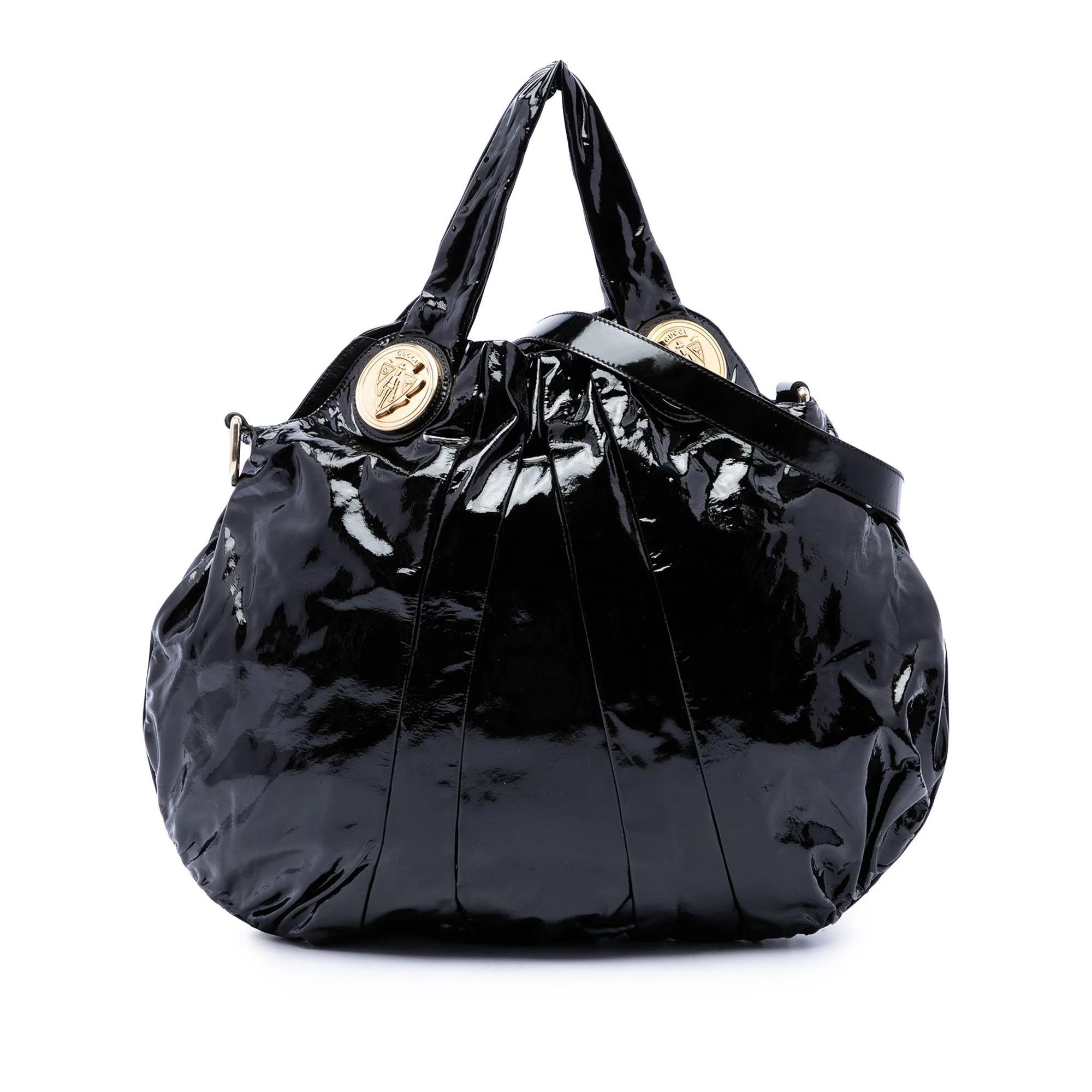 Hysteria patent leather satchel