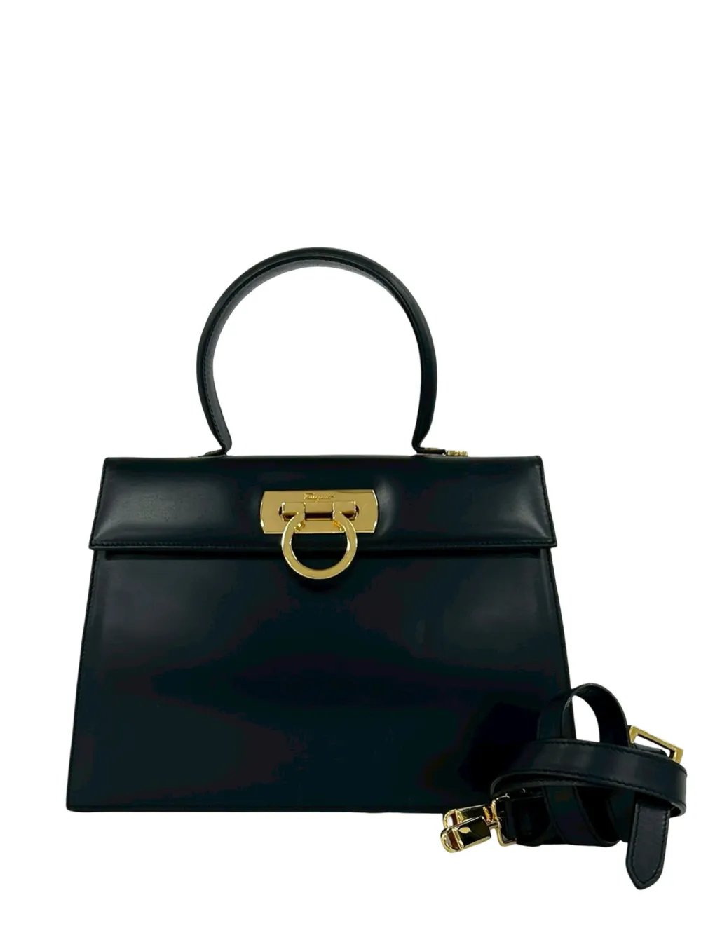 2010-2026 Leather Gancini satchel