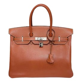 Hermes Birkin 35 Handbag Leather 2007