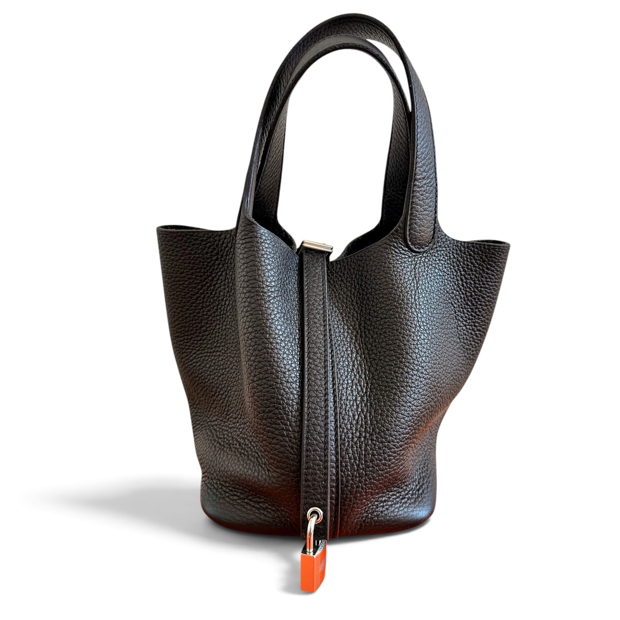 Picotin leather handbag
