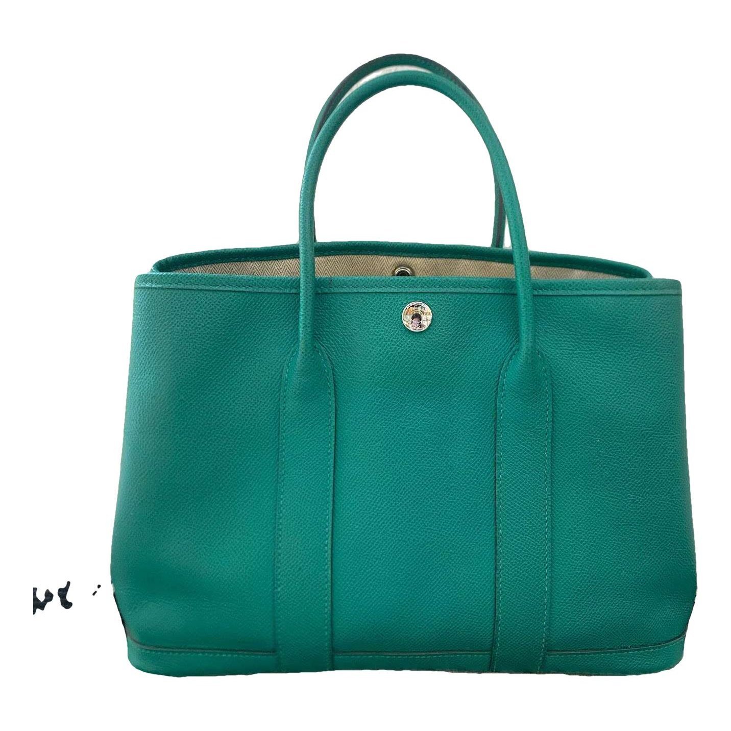 Garden Party leather handbag
