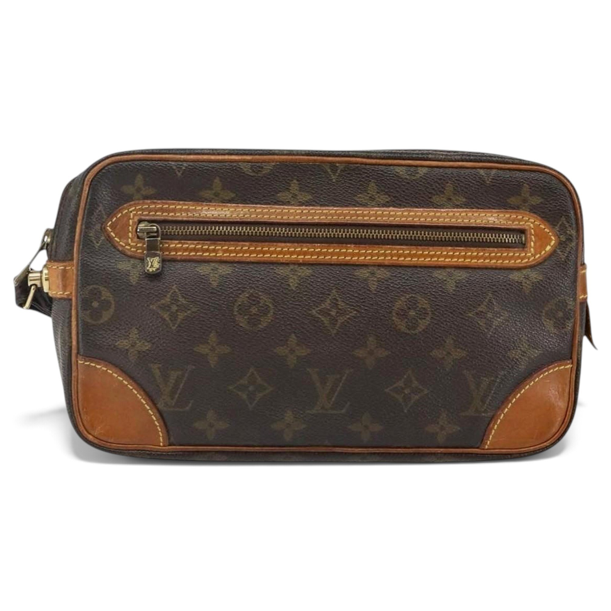 Marly Dragonne leather clutch bag
